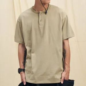 Boysnextdoor Ultra Cotton Henley Tshirt Green