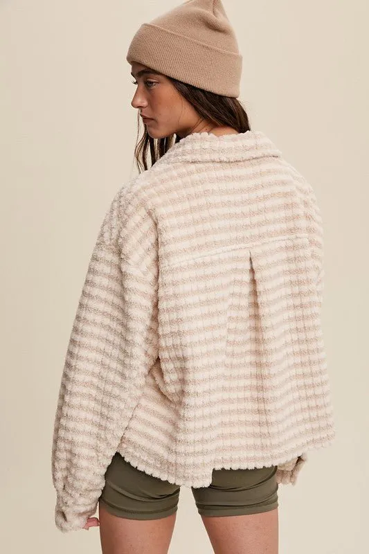 Button Down Fleece Shacket