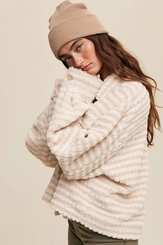 Button Down Fleece Shacket