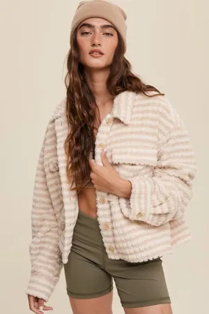 Button Down Fleece Shacket
