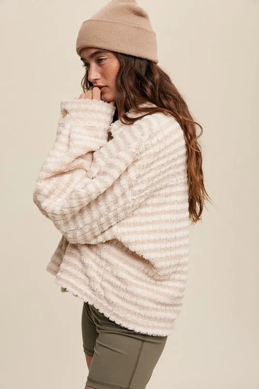 Button Down Fleece Shacket