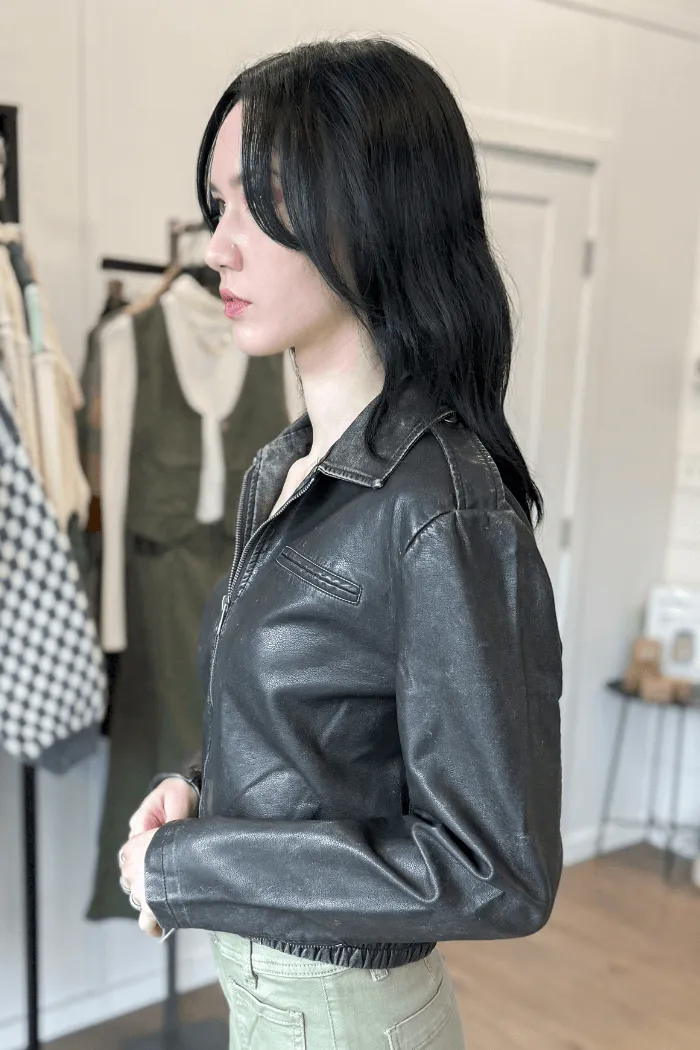 Collard Bomber Jacket