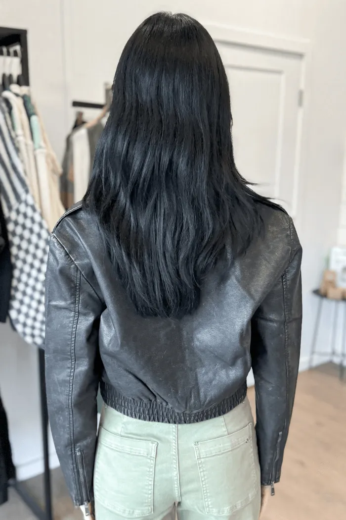 Collard Bomber Jacket