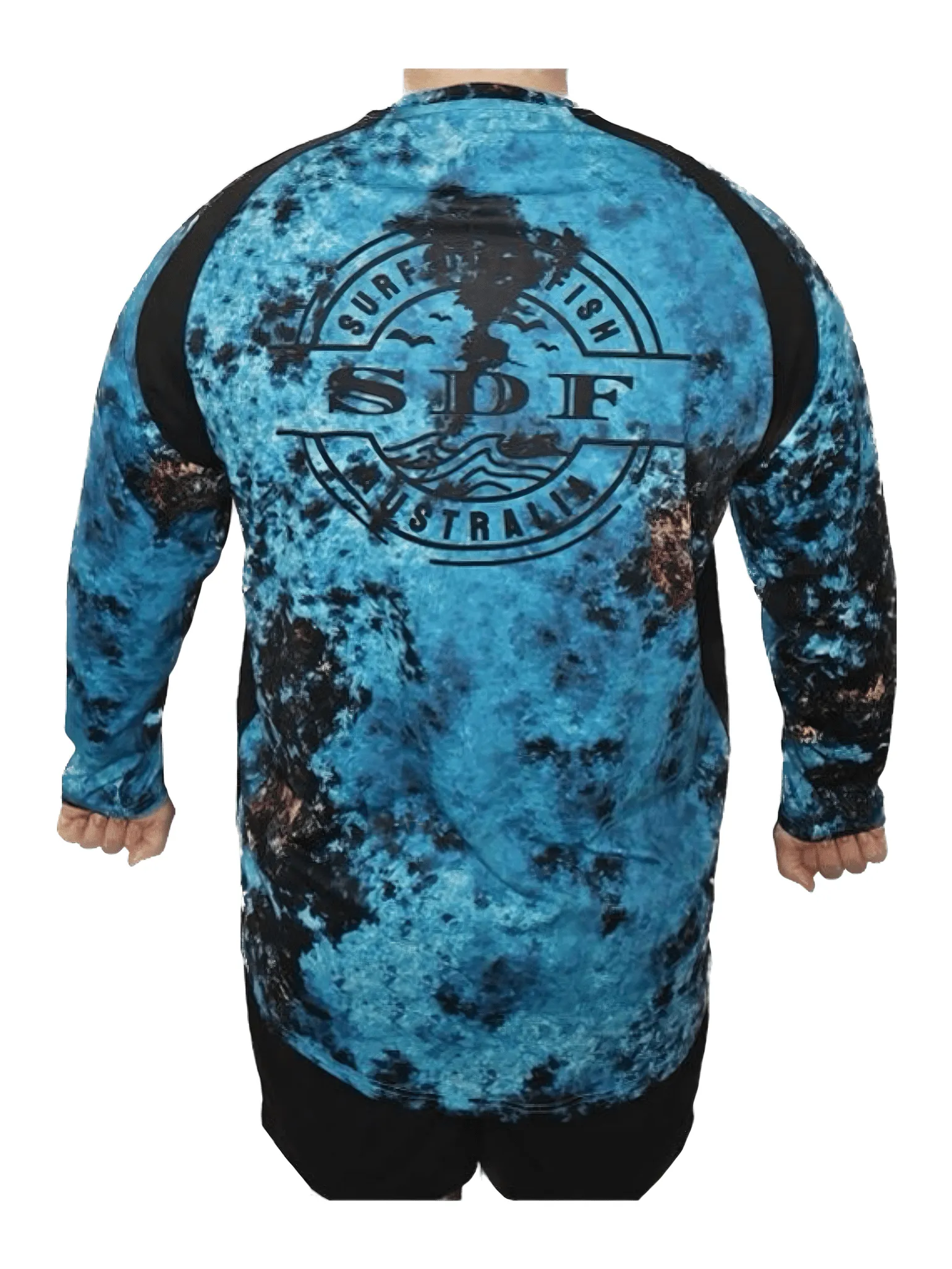 Coral reef UV Fishing Shirt - UPF50  Long Sleeve sun protection clothing by SDF