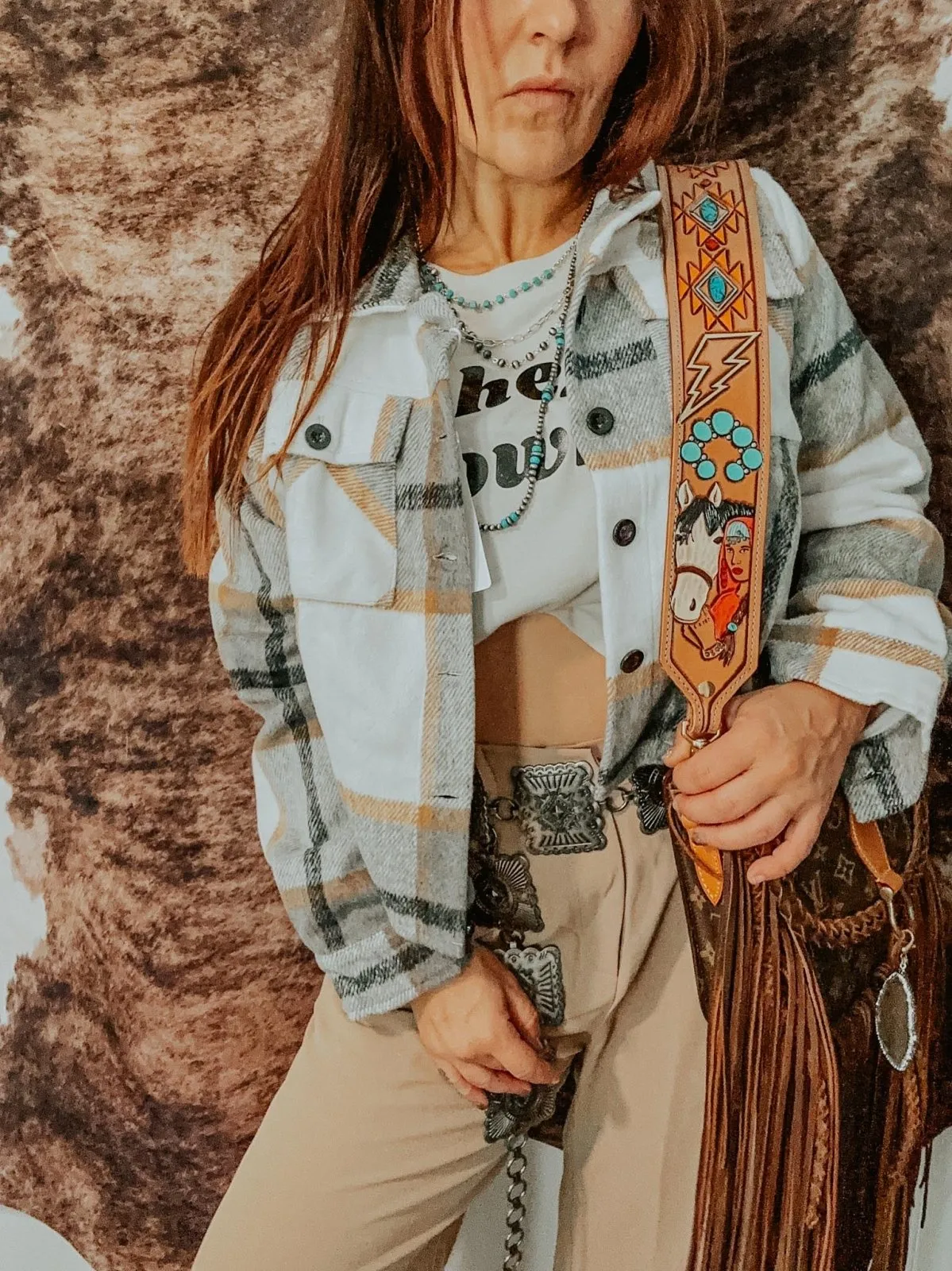 Cropped Danica Grey Shacket