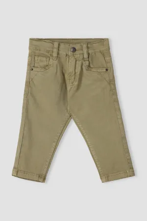 Denim Pant For Baby Boy - Khaki