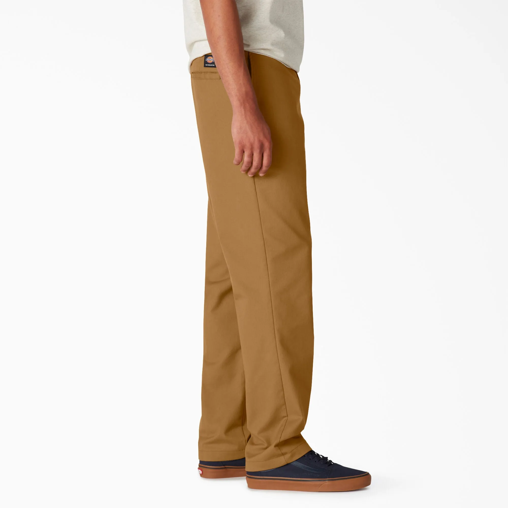 Dickies Skateboarding Slim Fit Twill Pant - Brown Duck/Contrast Top Stitch