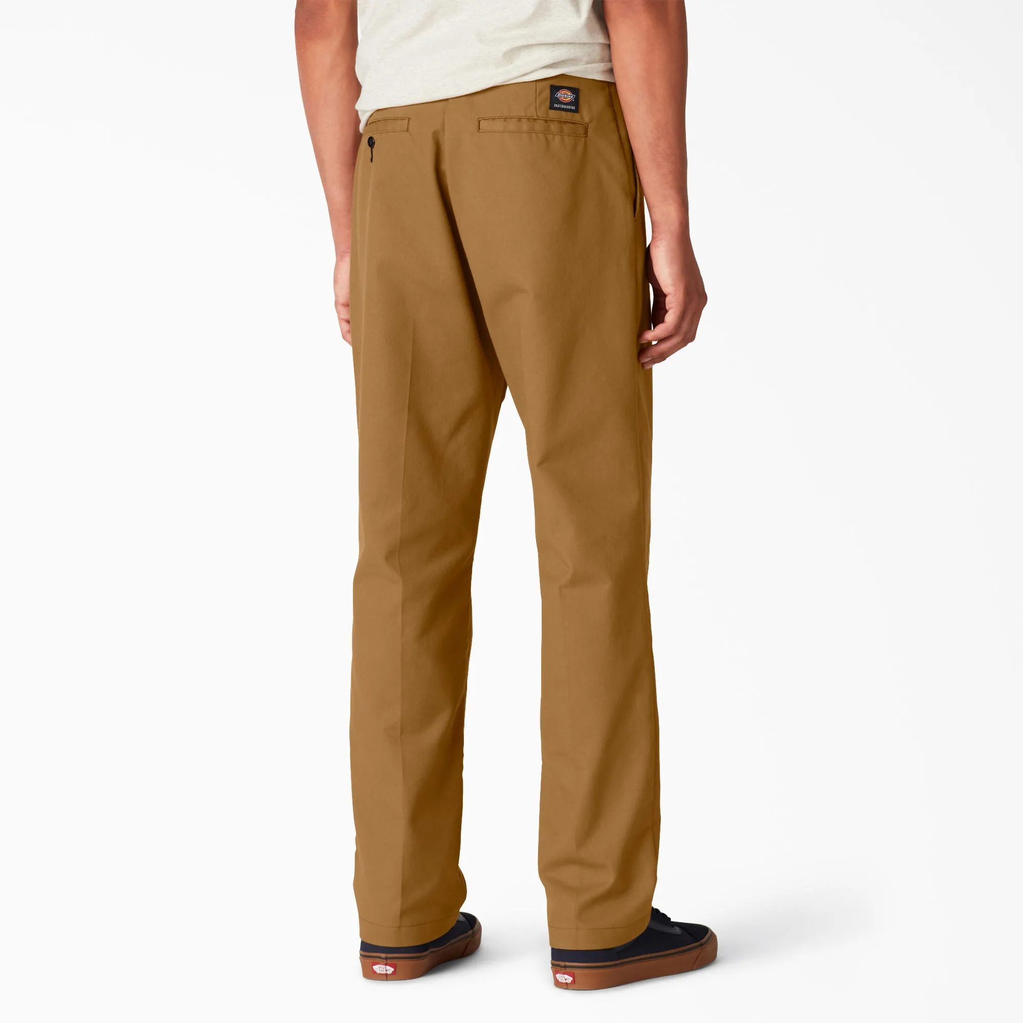 Dickies Skateboarding Slim Fit Twill Pant - Brown Duck/Contrast Top Stitch