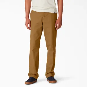 Dickies Skateboarding Slim Fit Twill Pant - Brown Duck/Contrast Top Stitch