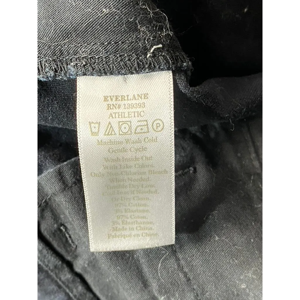 EVERLANE Men's Black Athletic-Fit Chino Pants SZ 32X32