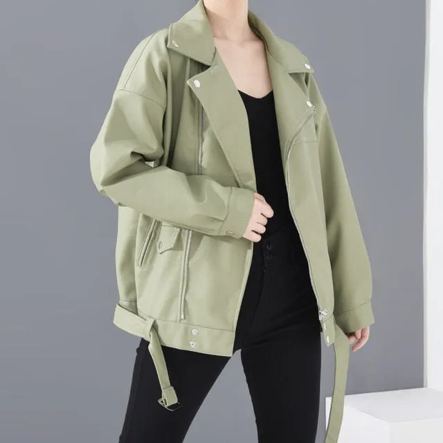 Faux Leather Jacket
