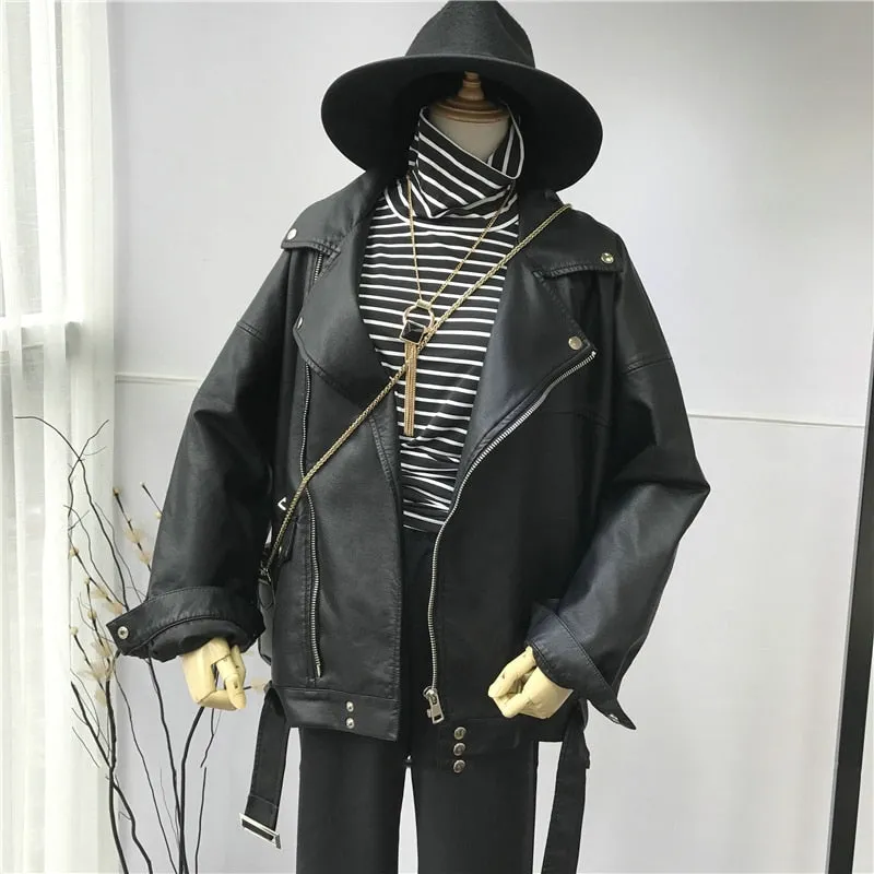 Faux Leather Jacket