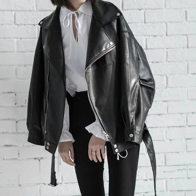 Faux Leather Jacket