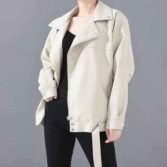 Faux Leather Jacket