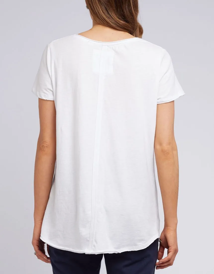 Fundamental Vee Tee - White