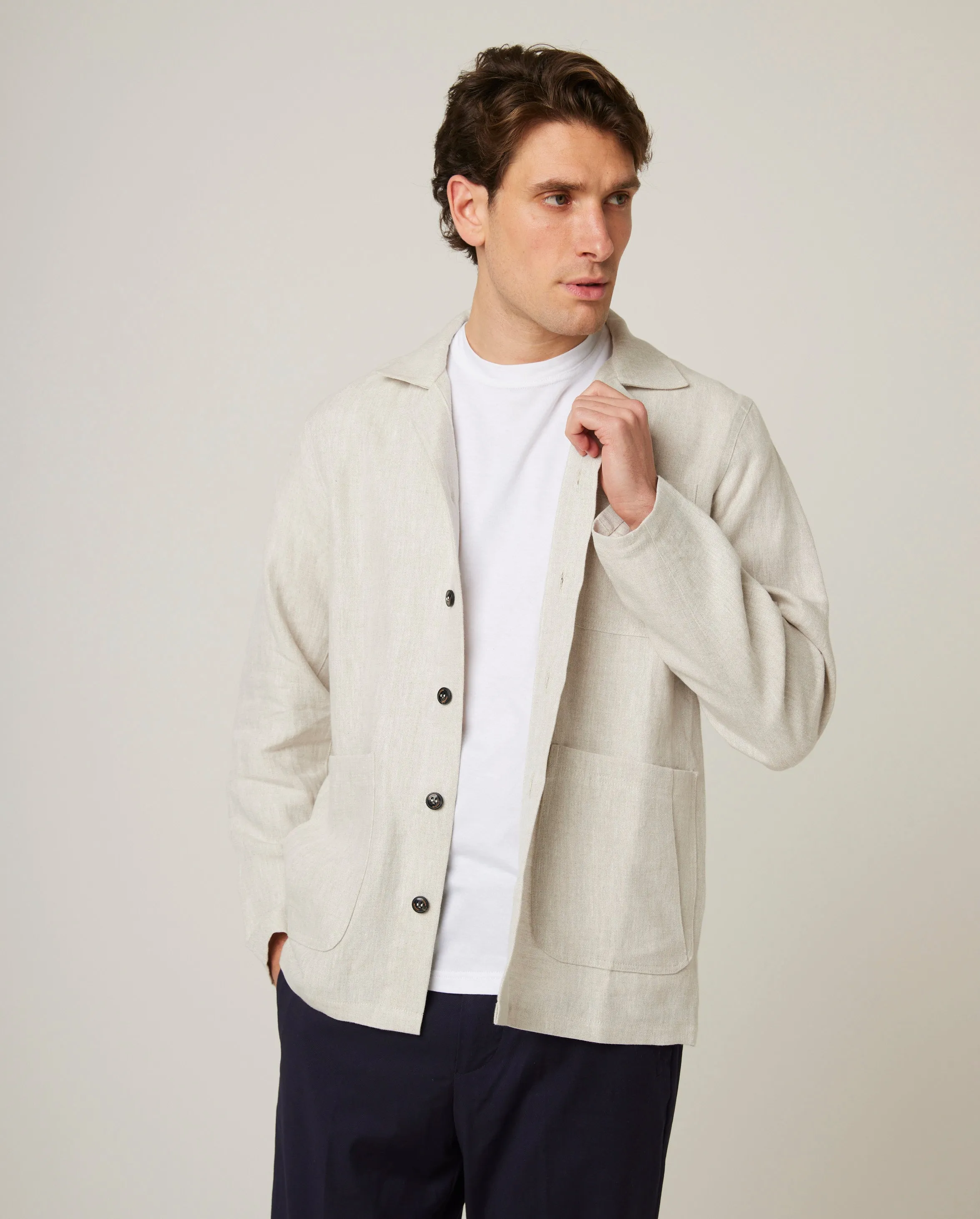 Grange Linen Shacket