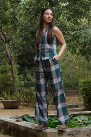 Green Check Pants