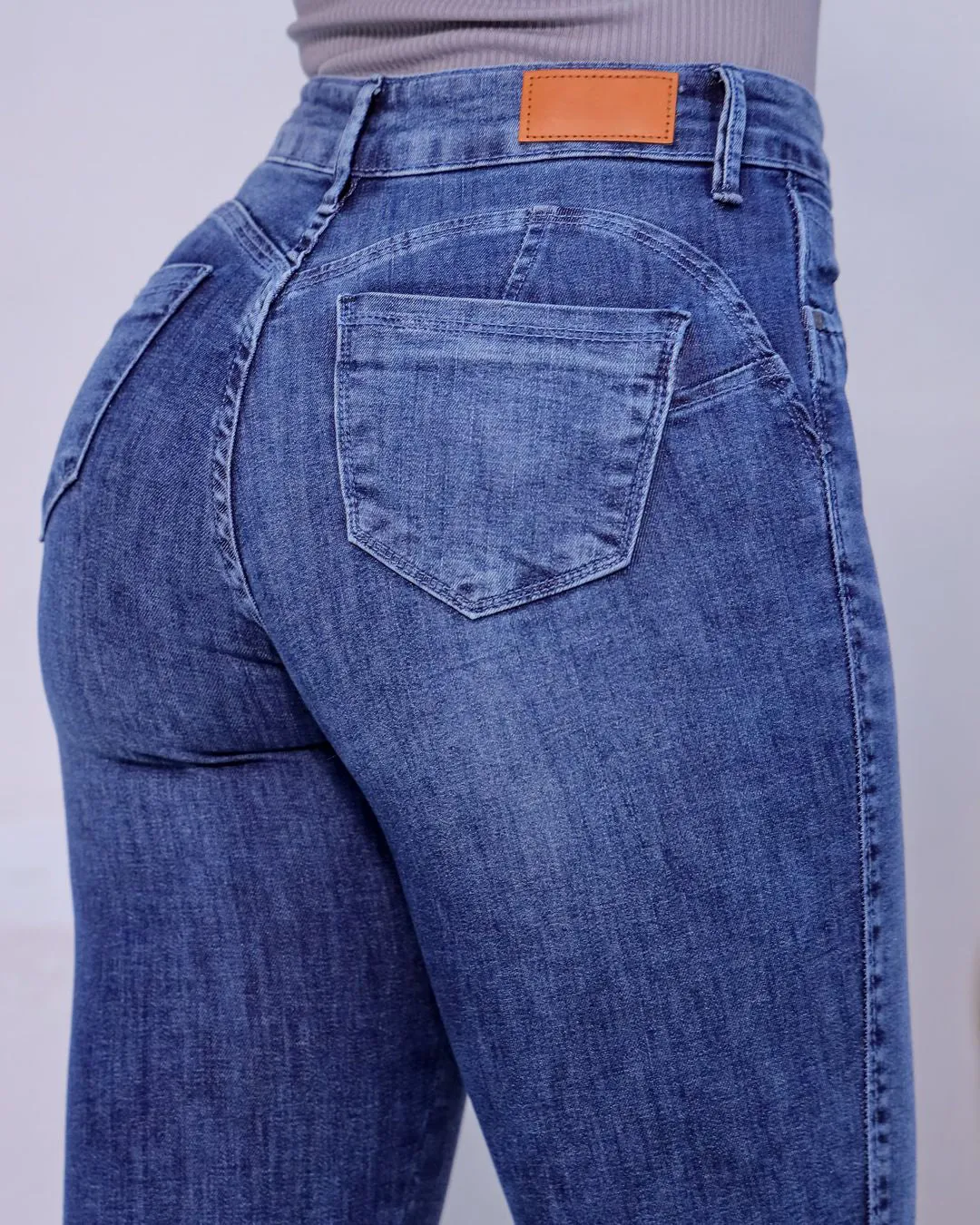 Hochbund Skinny Super Dehnbar Jeans
