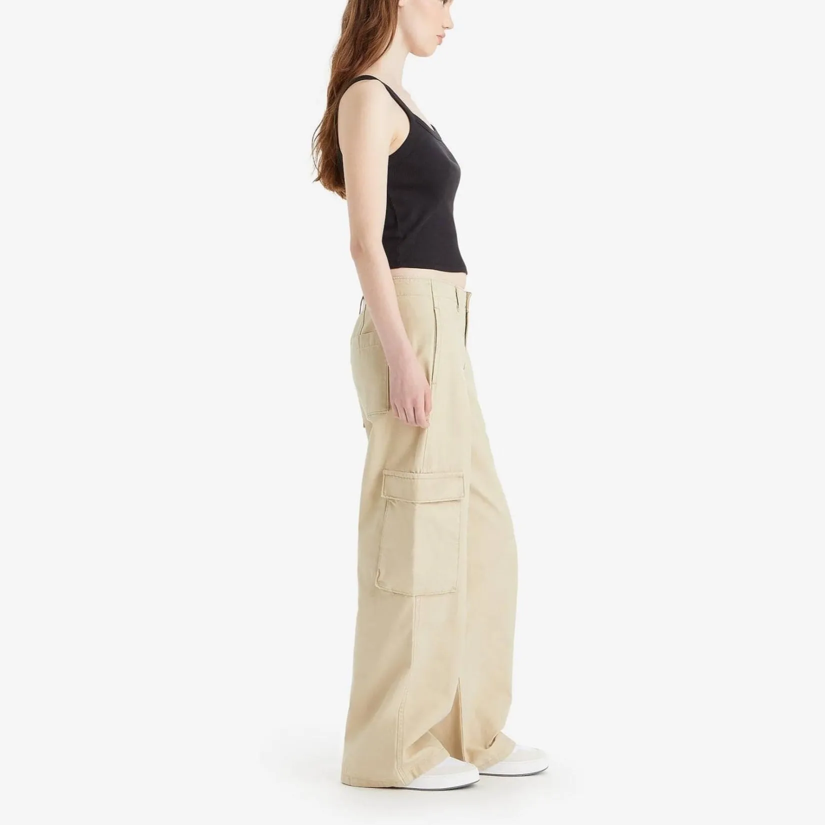 Levi's Baggy Cargo Pants Safari in Beige