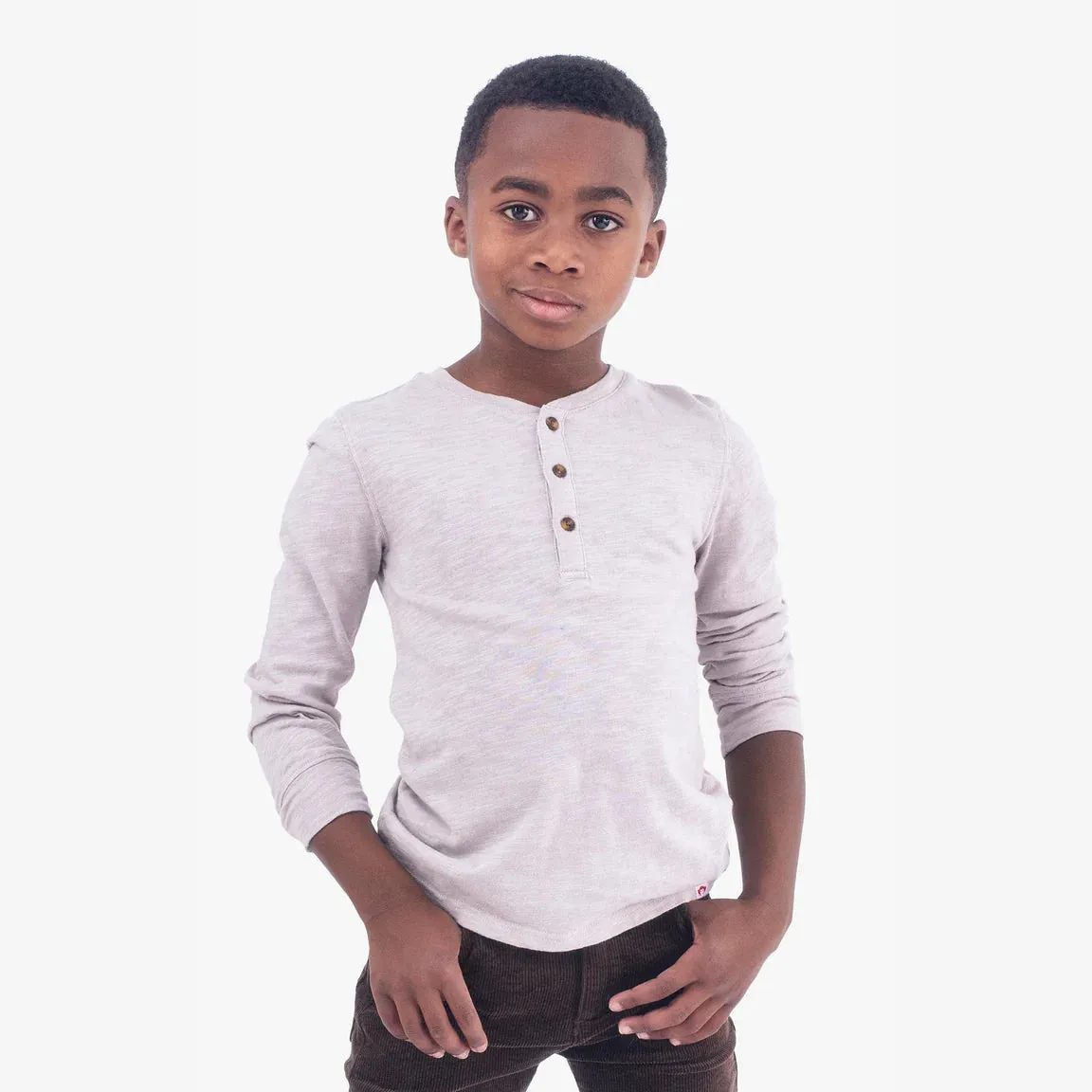 Long Sleeve Allday Henley Shirt