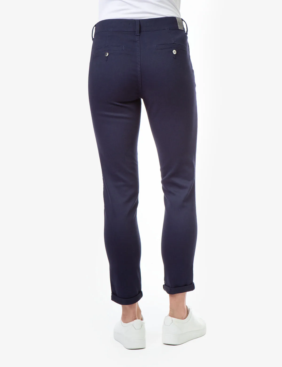 MID RISE SLIM CHINO PANTS