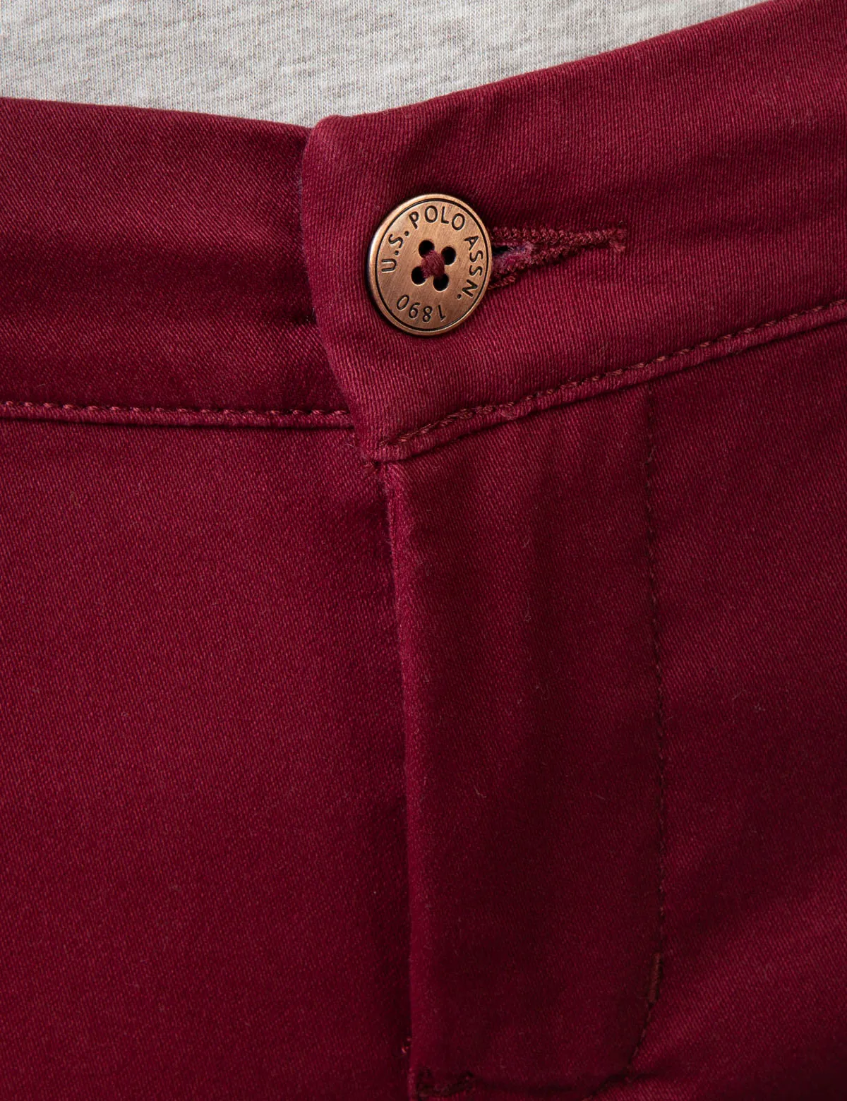 MID RISE SLIM CHINO PANTS