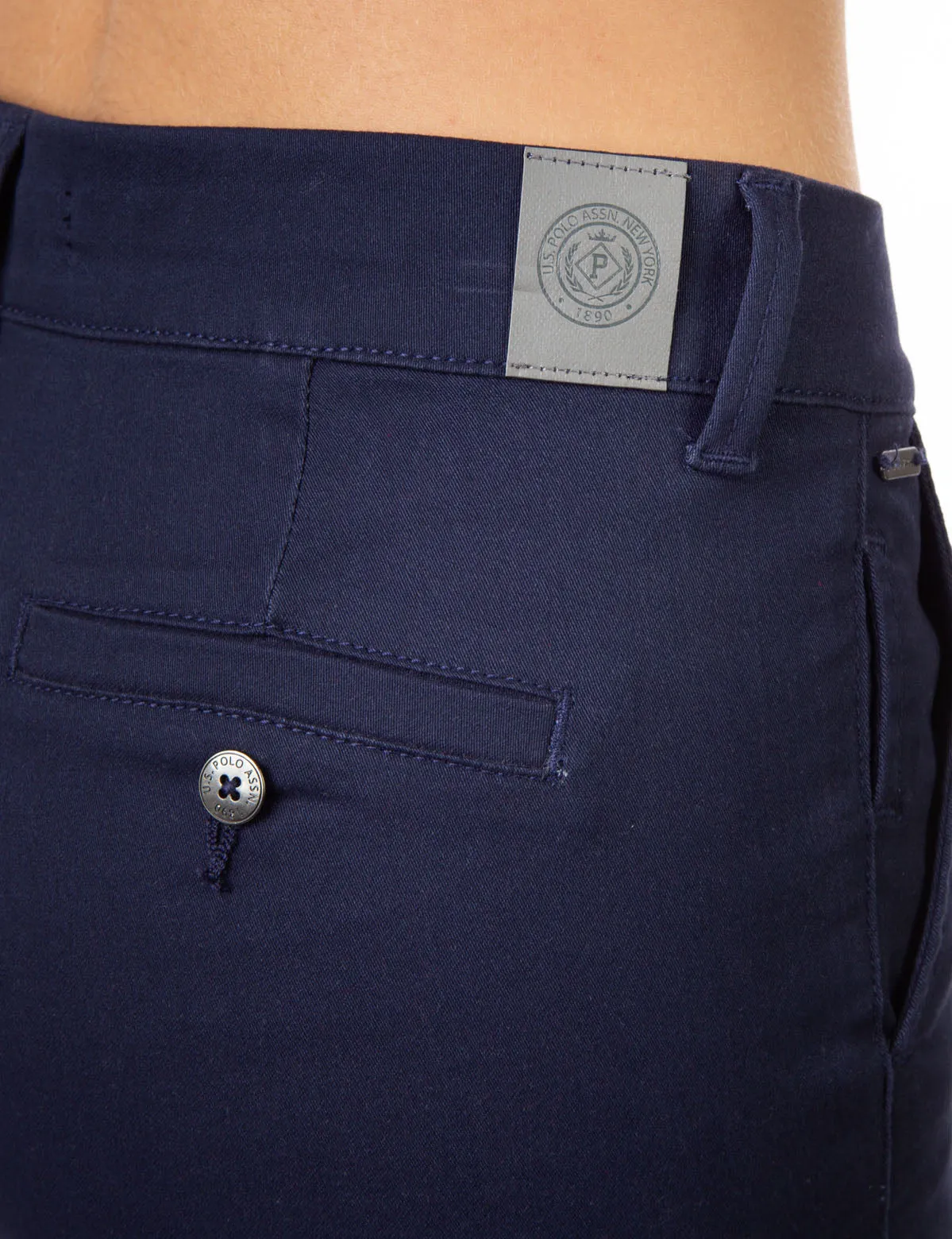 MID RISE SLIM CHINO PANTS