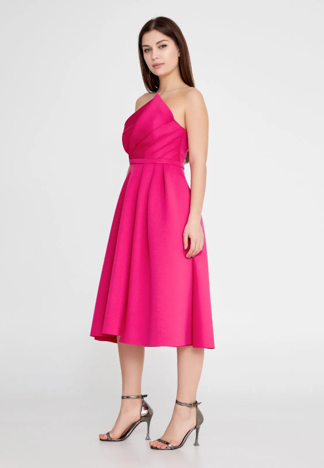 Midi Strapless Dress