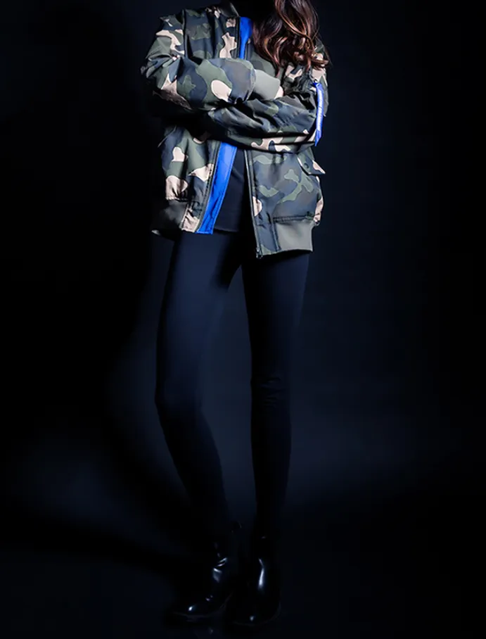 MONSTER GUARDIANS REVERSIBLE CAMOUFLAGE JACKET WITH BLACK REVERSE