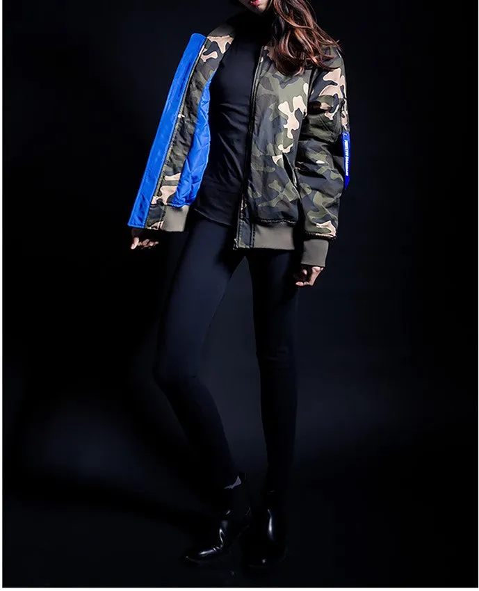MONSTER GUARDIANS REVERSIBLE CAMOUFLAGE JACKET WITH BLACK REVERSE