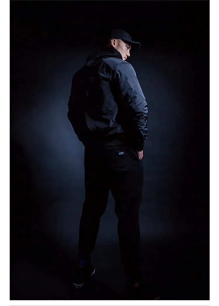 MONSTER GUARDIANS REVERSIBLE CAMOUFLAGE JACKET WITH BLACK REVERSE