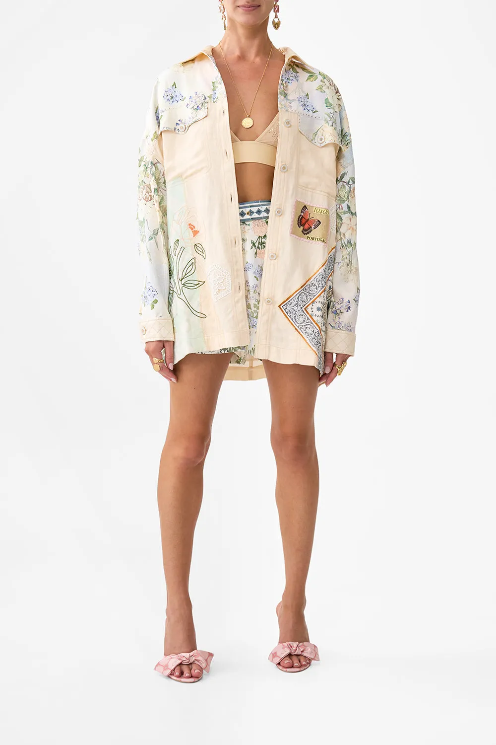 OVERSIZED SHACKET JARDIM PARTY