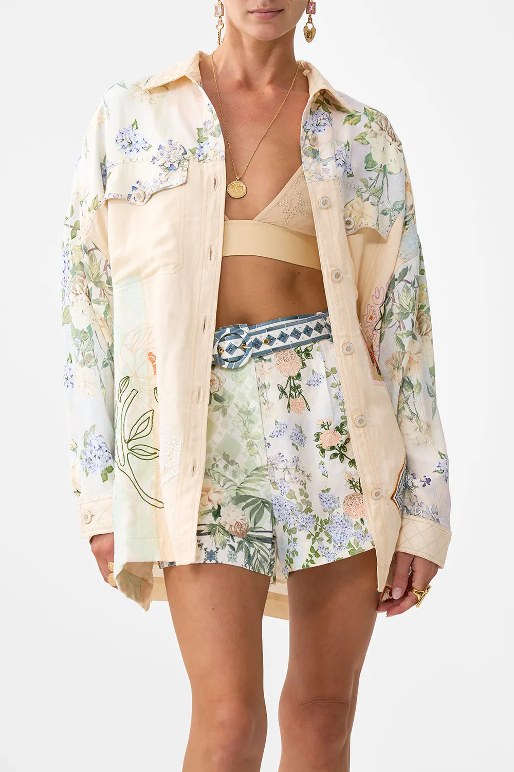 OVERSIZED SHACKET JARDIM PARTY