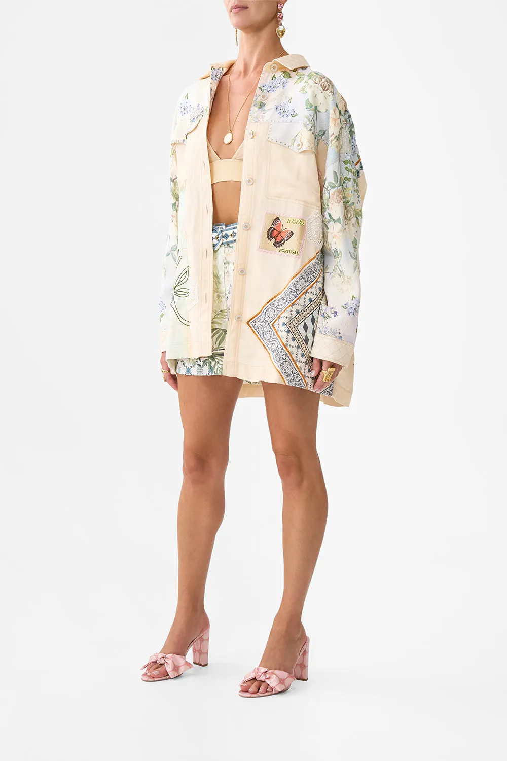 OVERSIZED SHACKET JARDIM PARTY