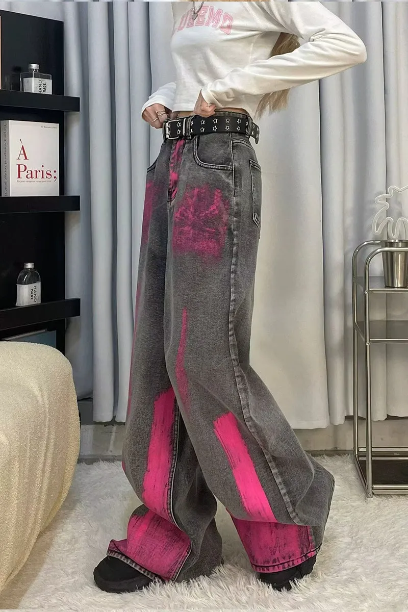 PQ3144 Wide Leg Denim Jeans