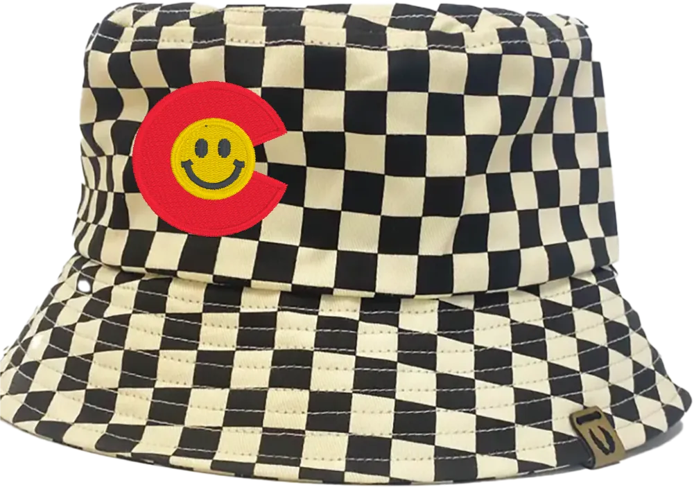 Smiley CO Kids Block Party Bucket Hat
