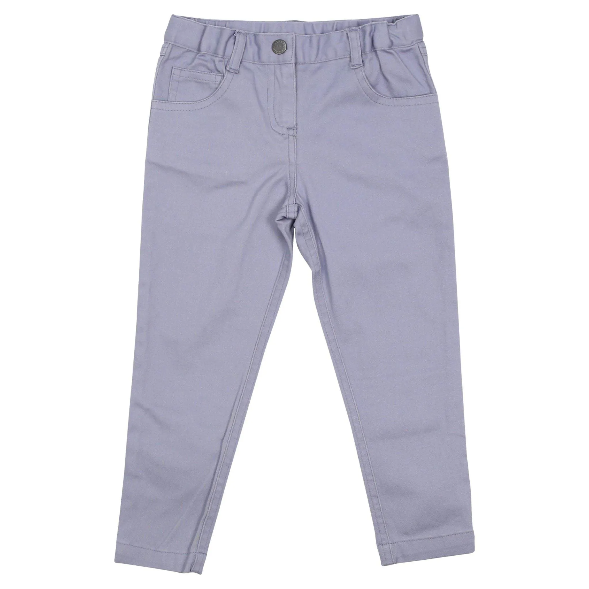 Stretch Chino with Adjustable Waist Grey