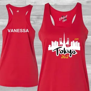 Tokyo Marathon Shirt 26.2 Drifit Tank Top | Ladies Marathon Shirt
