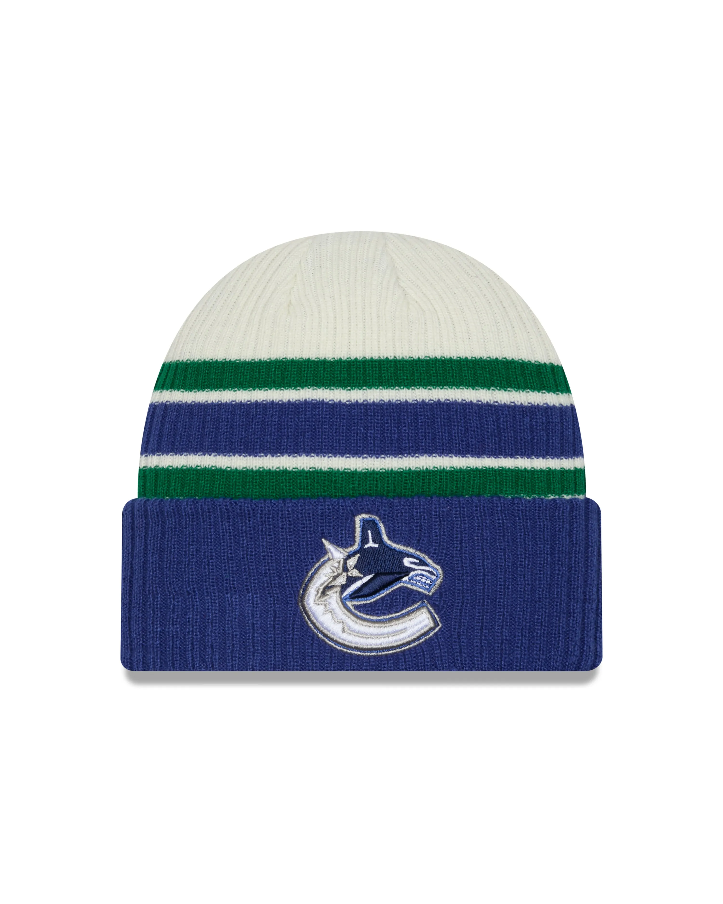 Vancouver Canucks NHL New Era Men's Vintage Beanie Knit Hat