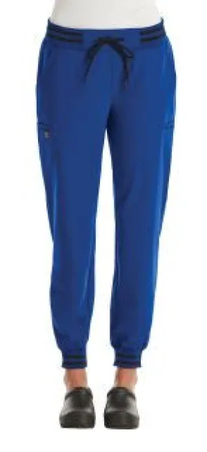Womens Full Waistband Jogger Pant by Maevn (Regular) XXS-3XL / Royal Blue
