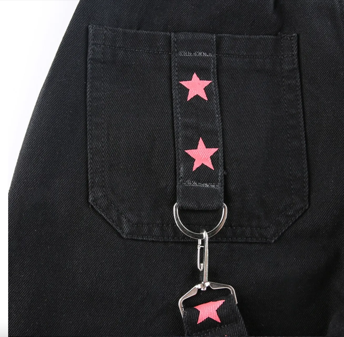 Women's Spring/Autumn Gothic Bandage Low Waist Wide Leg Denim Pants
