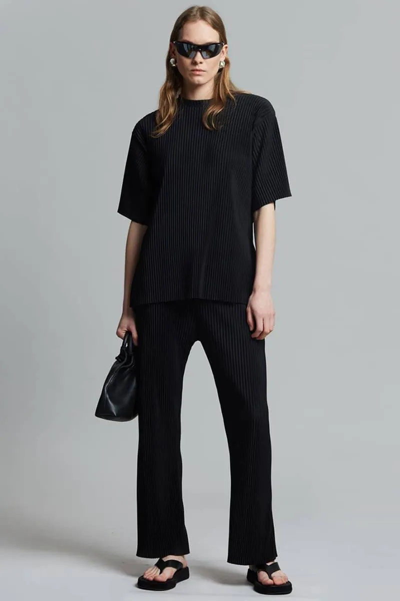 Women's T-shirt   wide-leg trousers casual suit