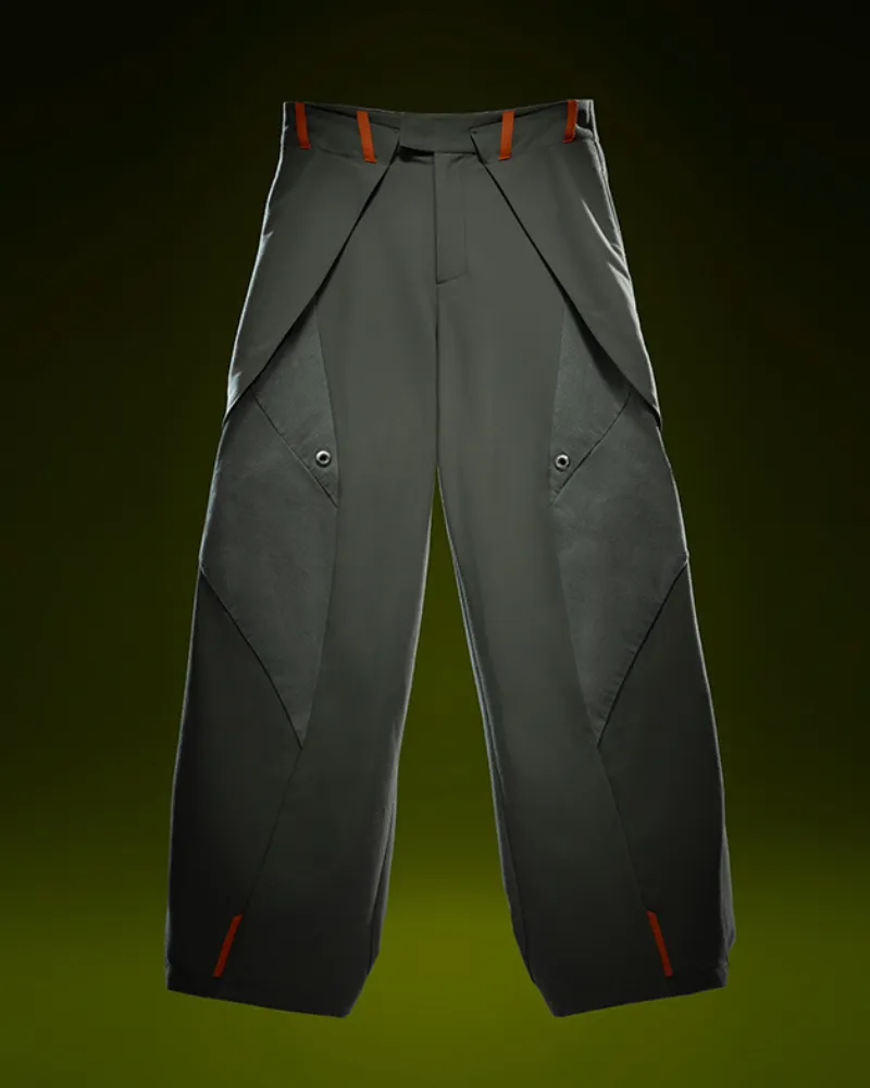 XIPHEVIL Cyberpunk Outfits Invisible Street Unisex Loose Pants